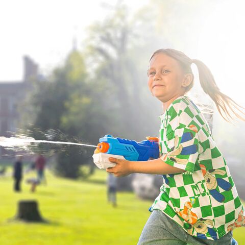 Heißer Verkauf 600ml Sommer Custom Wasserpistole Spielzeug Super Long Range Wasserpistole Outdoor Spiele Spielzeug