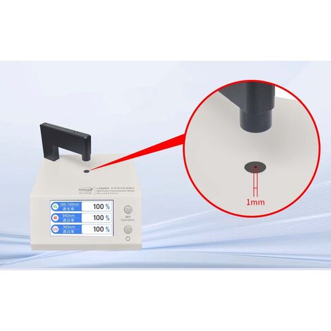 Venta caliente instrumento de medición de transmitancia óptica, adecuado para medir materiales pequeños y materiales más gruesos