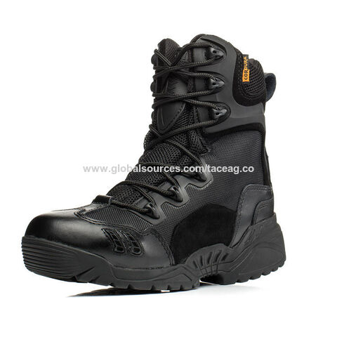 Vente en gros de bottes de randonnée et d'escalade tactiques, chaussures de sport d'extérieur imperméables, bottes de travail, bottes de combat montantes