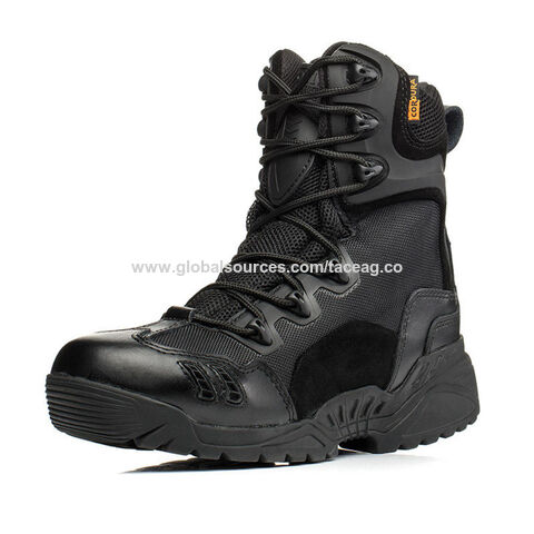 Vente en gros de bottes de randonnée et d'escalade tactiques, chaussures de sport d'extérieur imperméables, bottes de travail, bottes de combat montantes