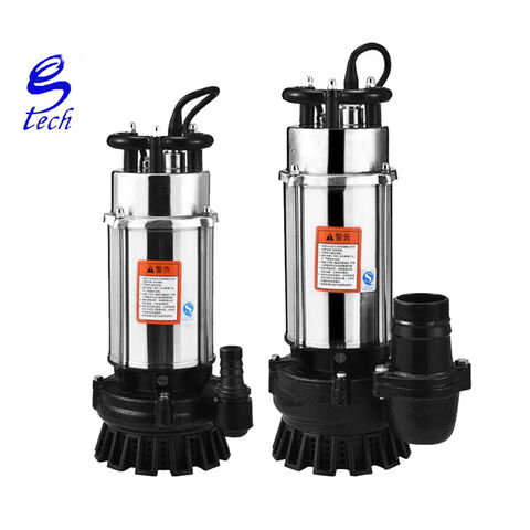 Bomba sumergible de acero inoxidable para pozos de alto caudal, 220V, uso doméstico y riego agrícola
