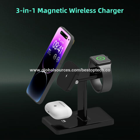 Trending electronic gadgets desktop charging station wireless charger qi fast charger