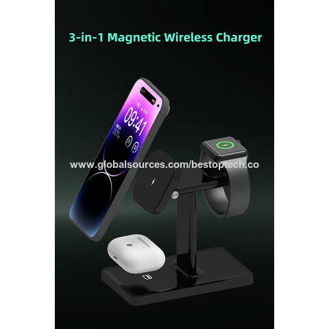 Trending electronic gadgets desktop charging station wireless charger qi fast charger
