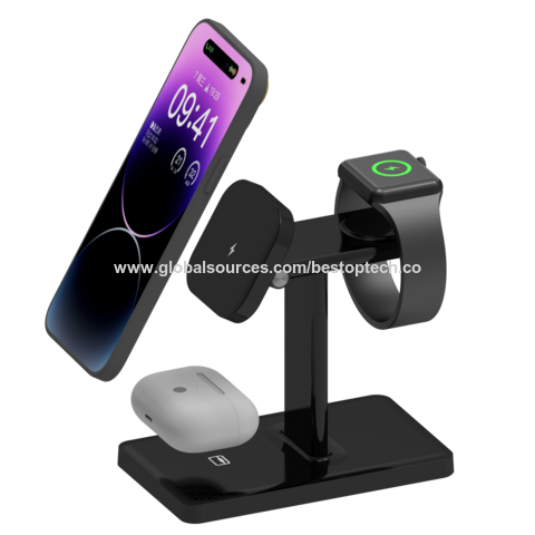 Trending electronic gadgets desktop charging station wireless charger qi fast charger