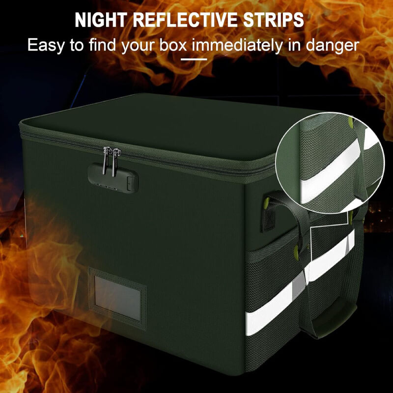 Oem Multifunctional Collapsible Fireproof File Storage Organizer Box ...