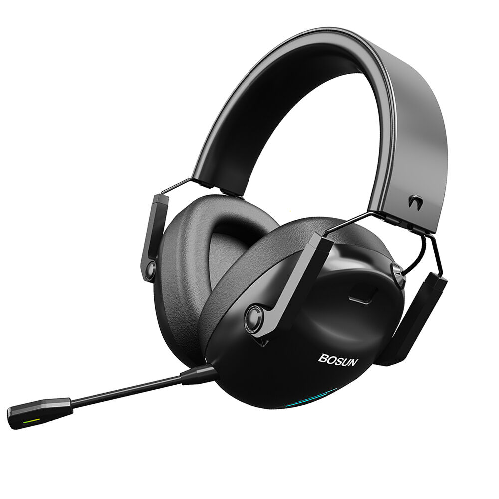 Lightweight Design Wireless Gaming Headset Triple-mode Adjustable Fit ...