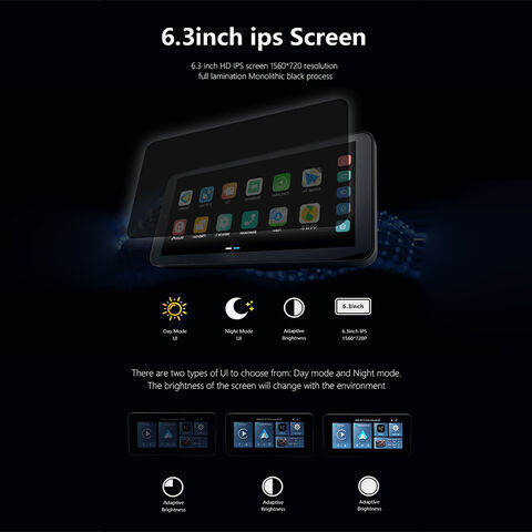 Pantalla Android Impermeable para Motocicleta con Carplay, Suministro del Fabricante, Navegador y Localizadores GPS para Motocicletas