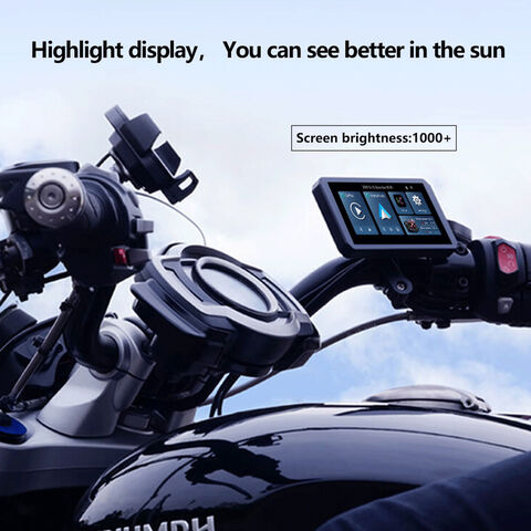 Pantalla Android Impermeable para Motocicleta con Carplay, Suministro del Fabricante, Navegador y Localizadores GPS para Motocicletas