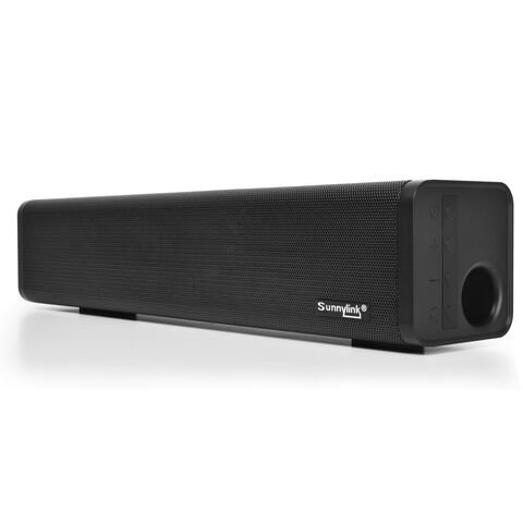 Barra de Som Compacta com Refletor de Graves, 50W Bluetooth SoundBar com HDMI ARC Sistema de Áudio Doméstico para TV PC Projetor