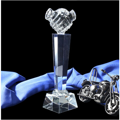 Trofeo de cristal al por mayor para premios y ceremonias