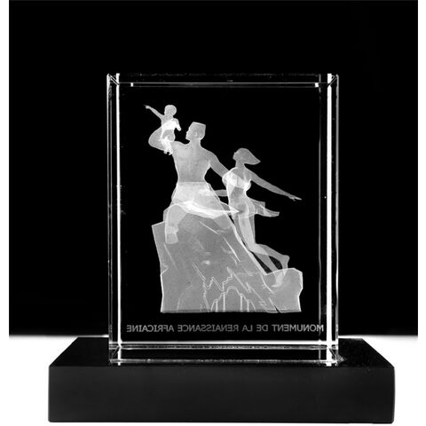 Trofeo de cristal al por mayor para premios y ceremonias