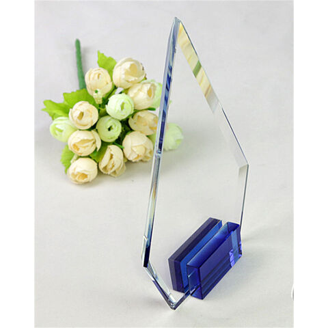 Trofeo de cristal al por mayor para premios y ceremonias