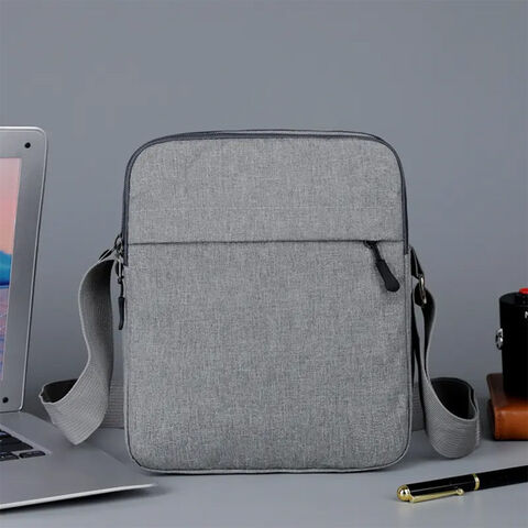Bolsa de Ombro Transversal Unisexo Casual Simples para Viagens ao Ar Livre, Telemóvel, Negócios, Grande Capacidade, Bolsa Impermeável