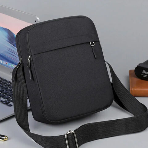Bolsa de Ombro Transversal Unisexo Casual Simples para Viagens ao Ar Livre, Telemóvel, Negócios, Grande Capacidade, Bolsa Impermeável