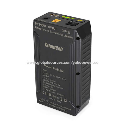 YABO Großhandel 25.9V 3200mAh DC 24V China Backup Mini DC USV Stromversorgung Wiederaufladbare Batterie für Solaranlagen 24V