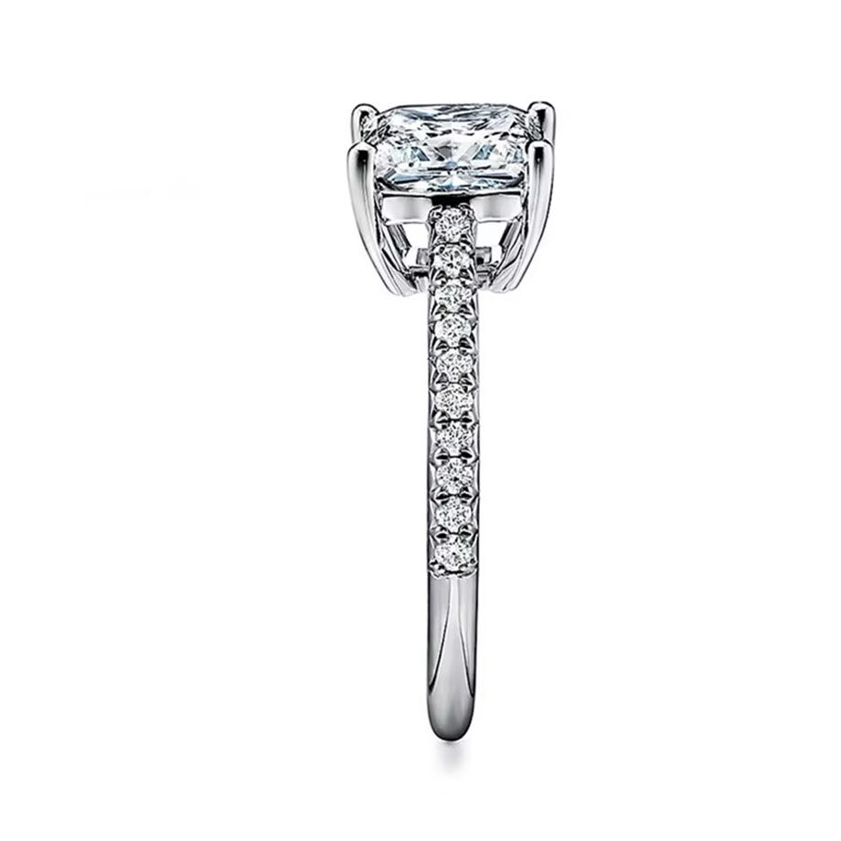 Lab Diamond China Solitaire Diamond Ring 14k 18k Lab Grown Diamond Jewelry Custom ...