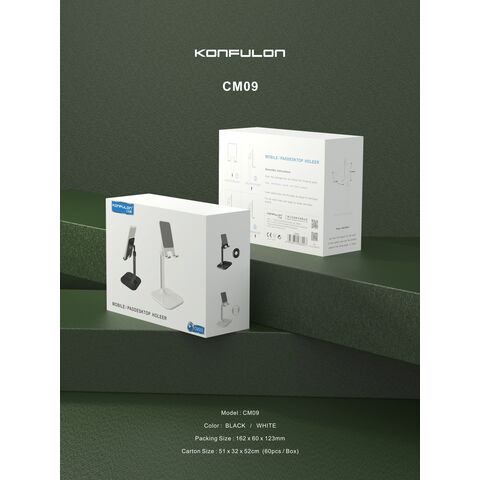 Suporte de Mesa Promocional Konfulon para Celular/Tablet - Suporte Universal para Telefone e Tablet