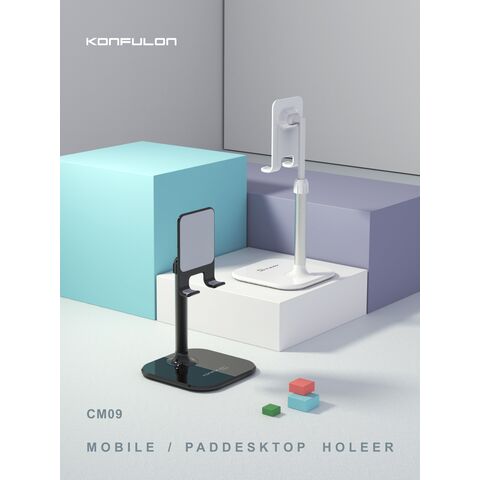 Suporte de Mesa Promocional Konfulon para Celular/Tablet - Suporte Universal para Telefone e Tablet