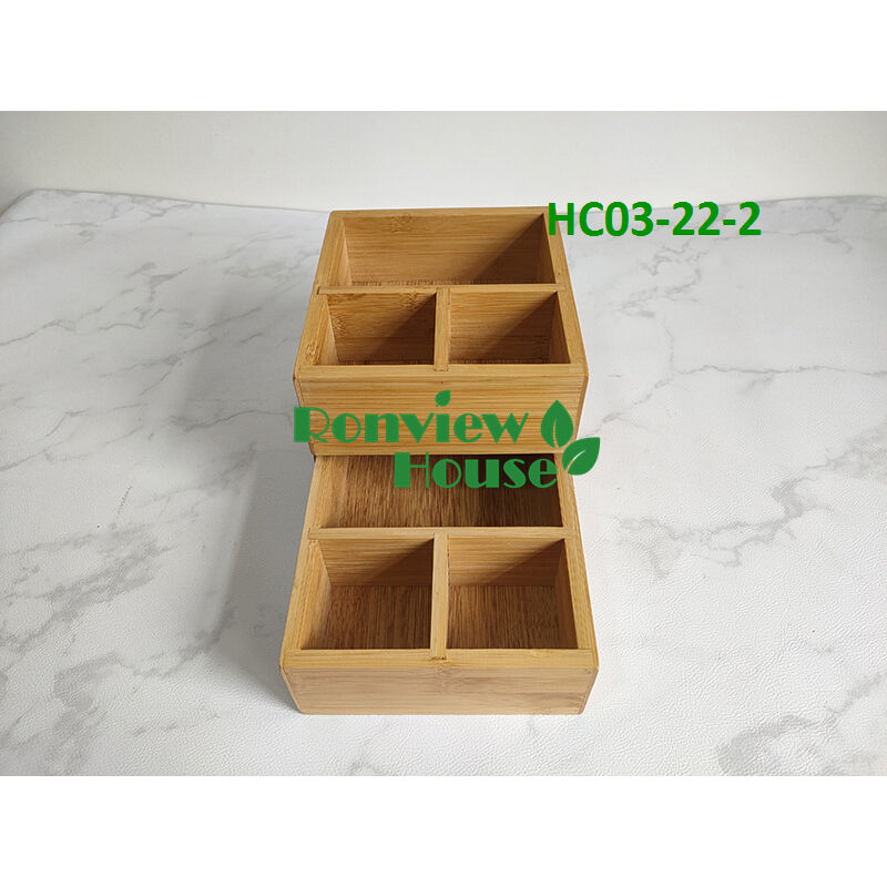 Desktop Organizers 2-layer Bamboo File Storage Rack, Foldable - China ...