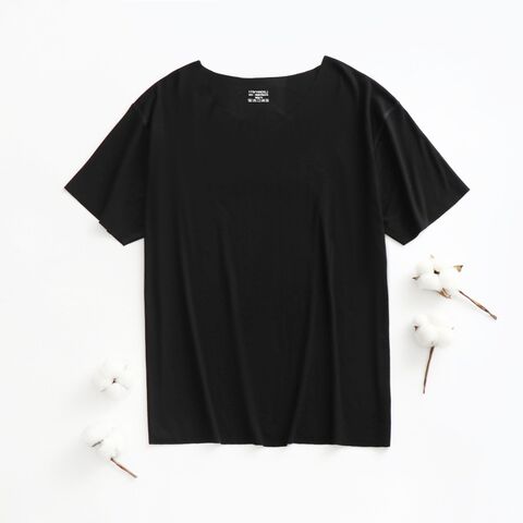 T-shirt de sport pour homme, ultra-respirant, en [fibre de viscose Modal], fin pour l'été, sans coutures, à manches courtes et haute élasticité.