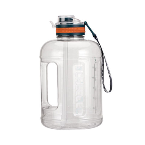 Bouteille d'eau de sport personnalisée, cruche en plastique avec cordon pour la randonnée