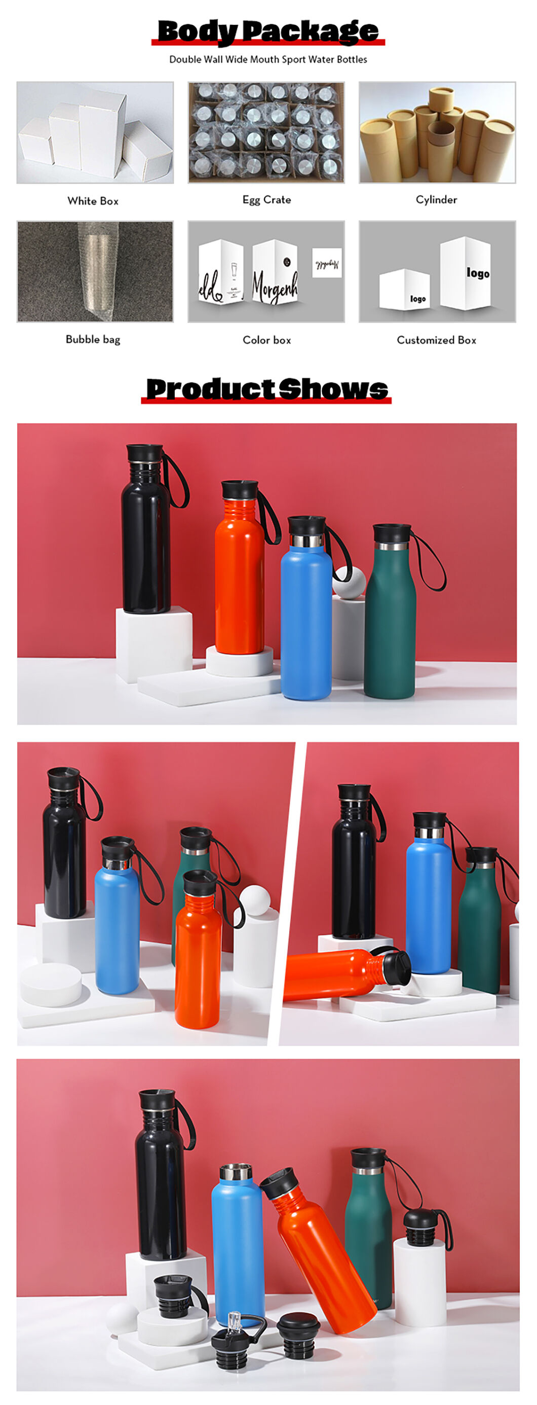 Wholesale Odm Double Wall Stainless Steel Vacuum Insulated Water Bottle ...