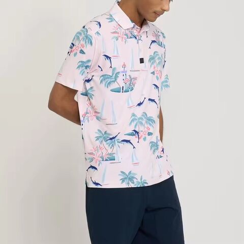 Benutzerdefinierte Tennisbekleidung im Großhandel, Golfbekleidung aus 100% Polyester, OEM Kurzarm Golf Poloshirt