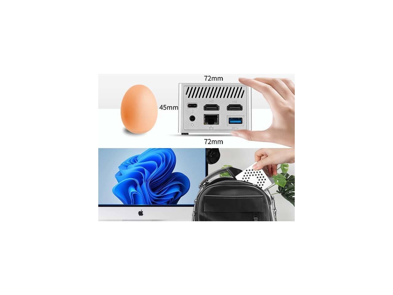 Mini Computer Spec Ar Minimum Mini Pc Ac8-m Alder Lake-n N100 1x Sodimm Lpddr5 8gb Max ...