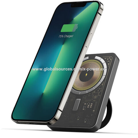5000mAh Wireless Magsafe Power Bank Magnetische Portable Ladegeräte für iPhone iWatch mit Ständer