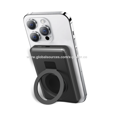 5000mAh Wireless Magsafe Power Bank Magnetische Portable Ladegeräte für iPhone iWatch mit Ständer