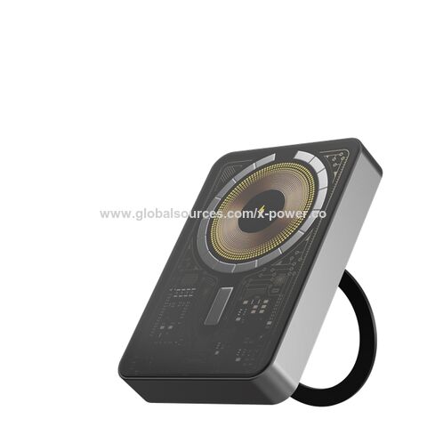 5000mAh Wireless Magsafe Power Bank Magnetische Portable Ladegeräte für iPhone iWatch mit Ständer