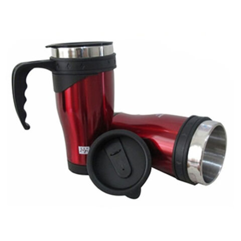 14oz Sport-Kaffeebecher aus Kunststoff mit Henkel