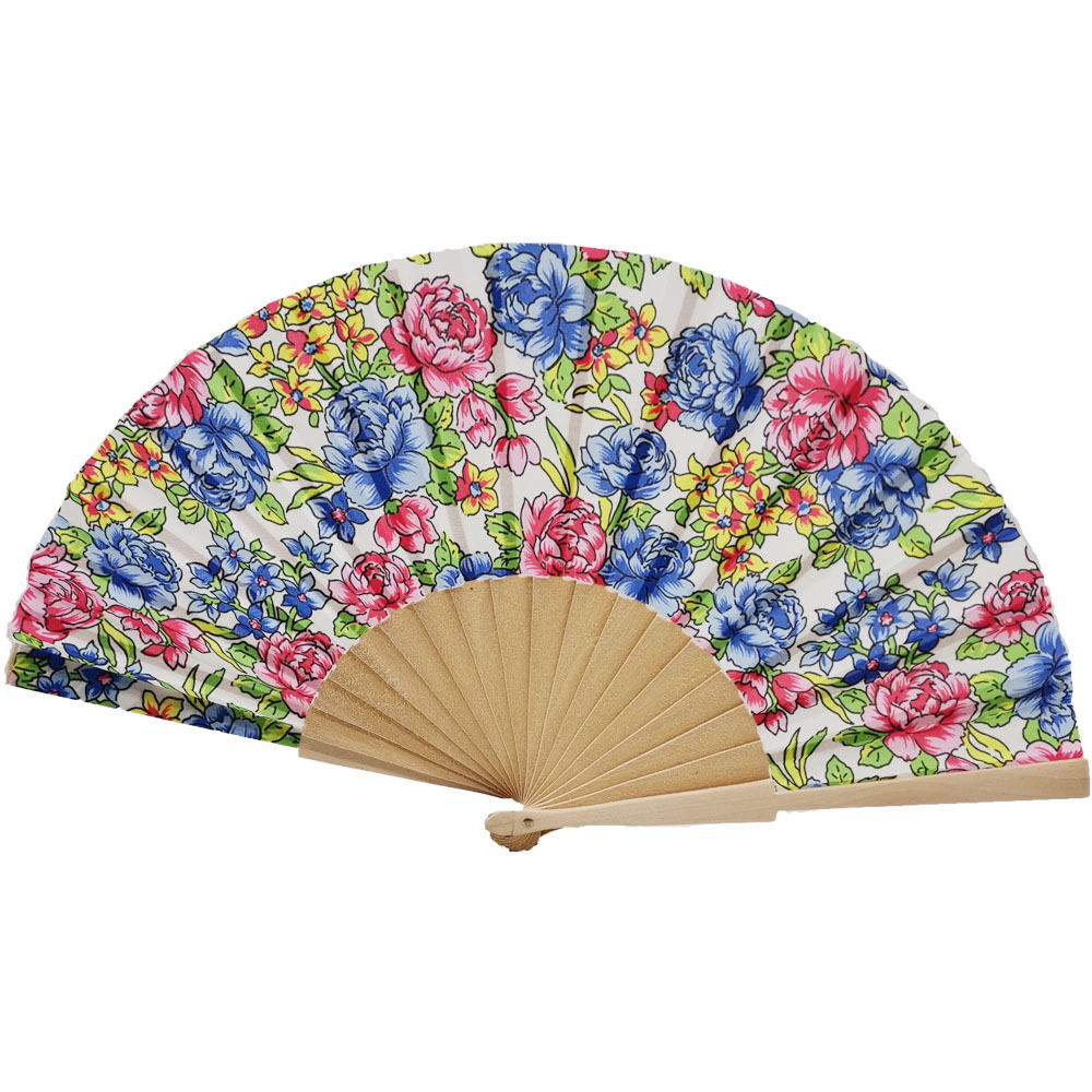 Promotional Portable Bamboo Hand Fan Custom Country Flag Folding Hand ...
