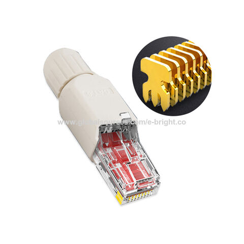 Connecteur CAT6A UTP RJ45, fiche sans outil