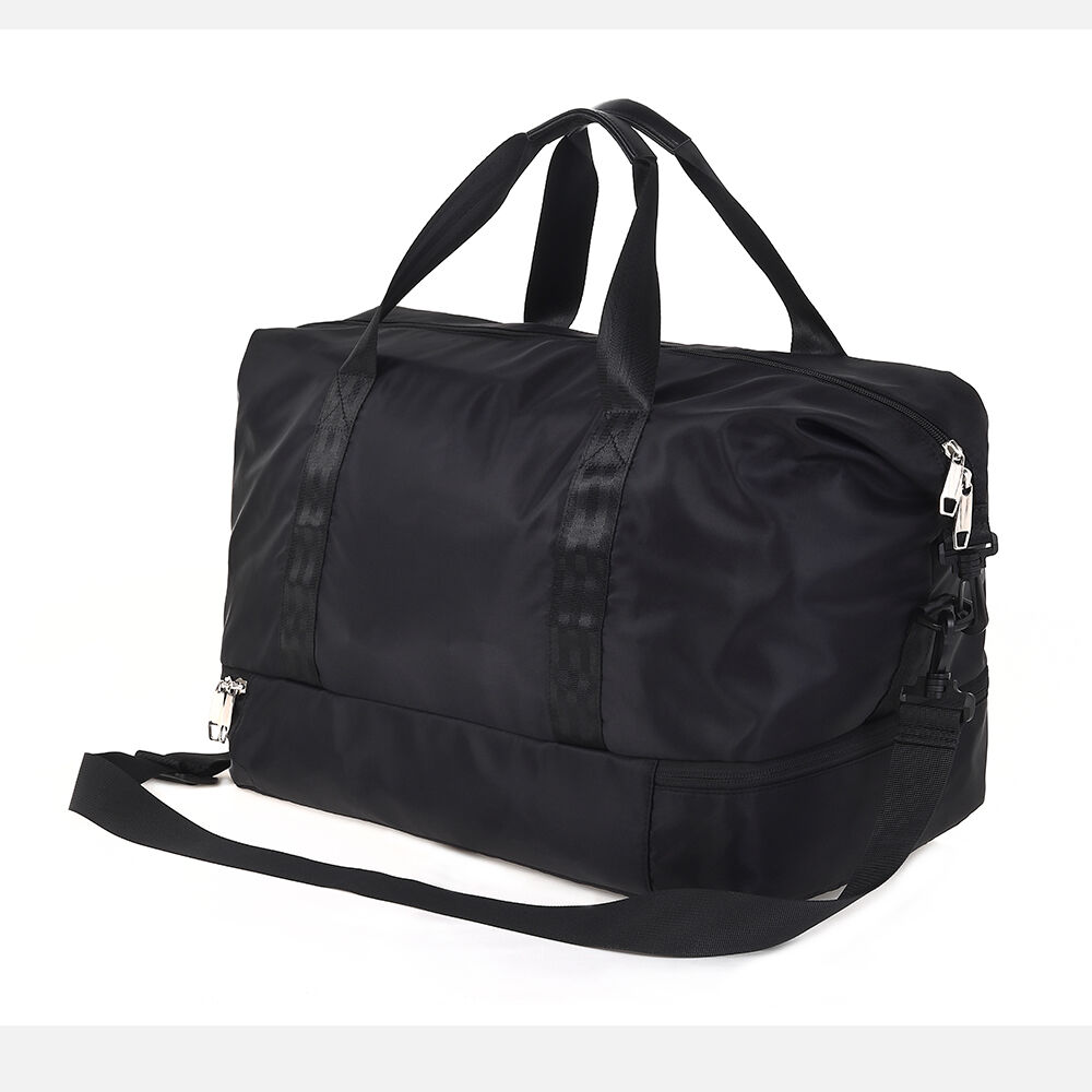 Custom Logo Waterproof Weekender Carry On Workout Nylon Travel Duffel ...