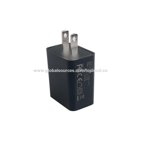 محول تيار متردد USB QC3.0 5 فولت 3 أمبير 18 وات 1 منفذ USB الأكثر مبيعًا في اليابان لعام 2024 للهاتف المحمول