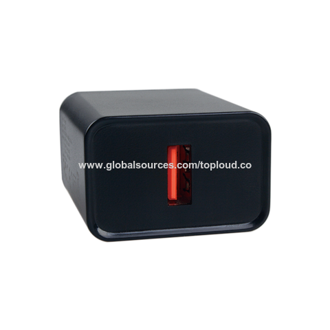 محول تيار متردد USB QC3.0 5 فولت 3 أمبير 18 وات 1 منفذ USB الأكثر مبيعًا في اليابان لعام 2024 للهاتف المحمول