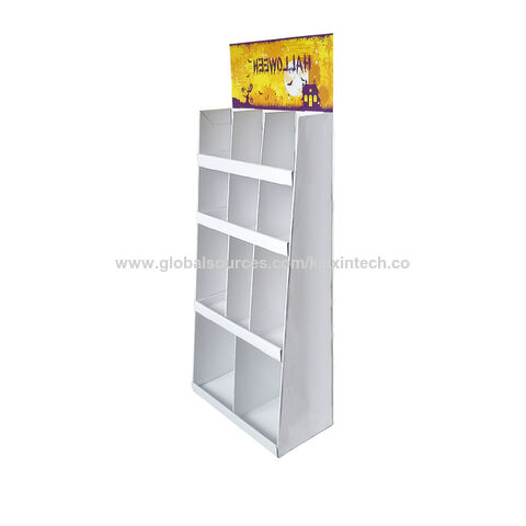 Lagerboxen, Vitrine, kundenspezifisches Display aus Karton, Verkaufsregal, Mehrzweck-Displayregal mit Gittern