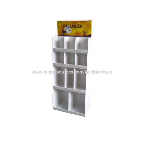 Lagerboxen, Vitrine, kundenspezifisches Display aus Karton, Verkaufsregal, Mehrzweck-Displayregal mit Gittern