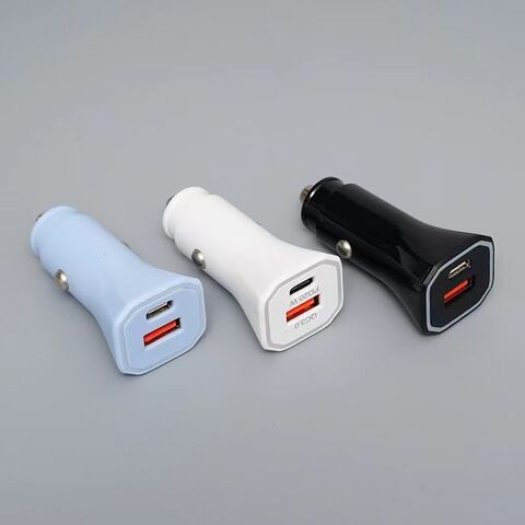45W A+C Autoladegerät für Mobiltelefone USB-C Autoladegeräte Einzel USB A Einzel USB C PD Schnellladegerät Autoladegeräte 2024 OEM ODM
