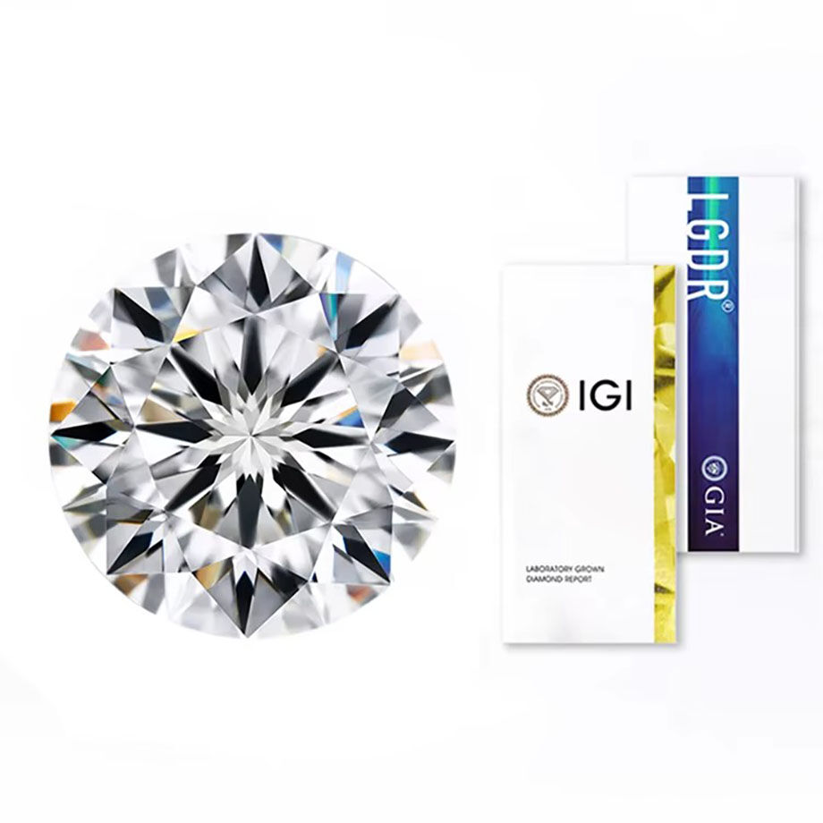 Cvd Diamond Price Carat Def/gh Vs2 White Round Lab Diamond