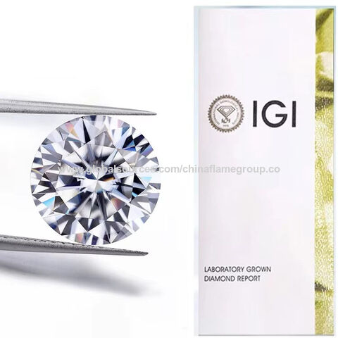 DEF Color Diamond 1.25mm Round Cut CVD Diamond - DEF Color VS/VVS ...
