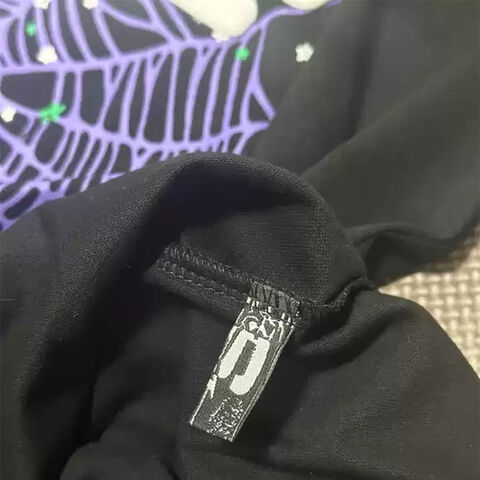 Custom Men's t shirts Sp5der Spider T-shirt fashion Street Wear Clothing Puff Foam Print Pattern Summer Sports Wear Designer