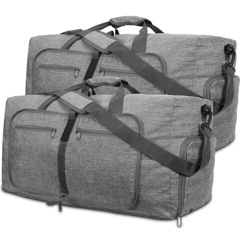 Bolsa de viaje personalizada de gran capacidad, plegable y portátil, impermeable, con compartimento independiente para zapatos.