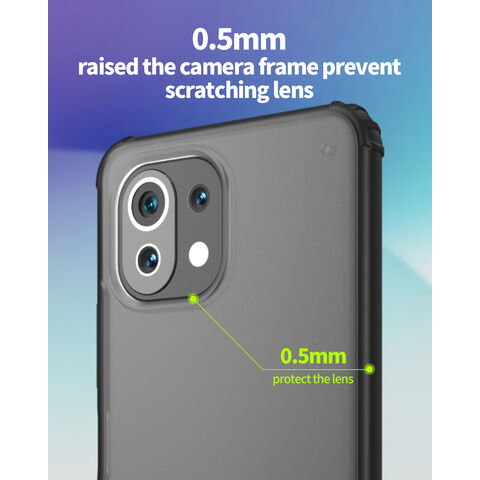 Capa traseira flexível e macia de TPU PC translúcida fosca para Redmi K40 Gaming K40 Pro