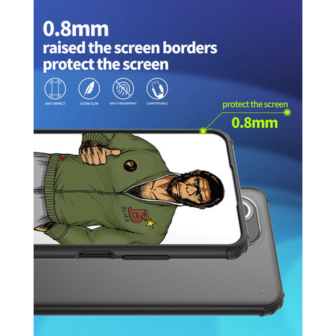 Capa traseira flexível e macia de TPU PC translúcida fosca para Redmi K40 Gaming K40 Pro