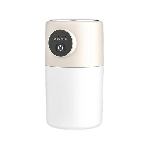 Umidificador de mesa para escritório, quarto, mini purificador de ar portátil, luz noturna, umidificador de água com névoa