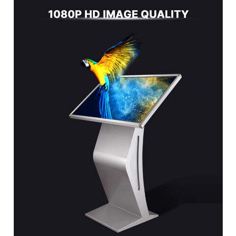 Borne interactive tactile tout-en-un 4K de 43, 50 et 55 pouces, prix de borne libre-service pour centre commercial
