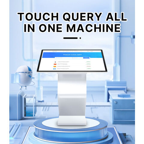 Borne interactive tactile tout-en-un 4K de 43, 50 et 55 pouces, prix de borne libre-service pour centre commercial