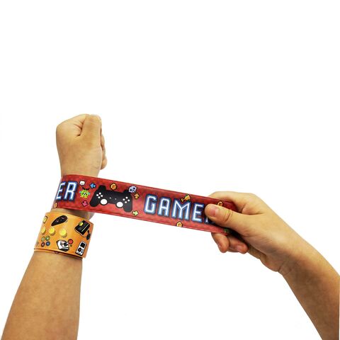 Bracelets à claques, Bracelets à claques en silicone cadeaux promotionnels logo personnalisé bracelet à claques en silicone, conception OEM, PVC, silicone